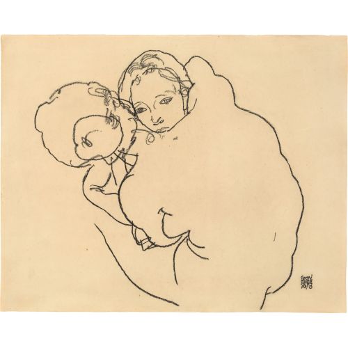 Egon Schiele, Anne Ve Çocuk 2 Egon Schiele, Anne Ve Çocuk 2