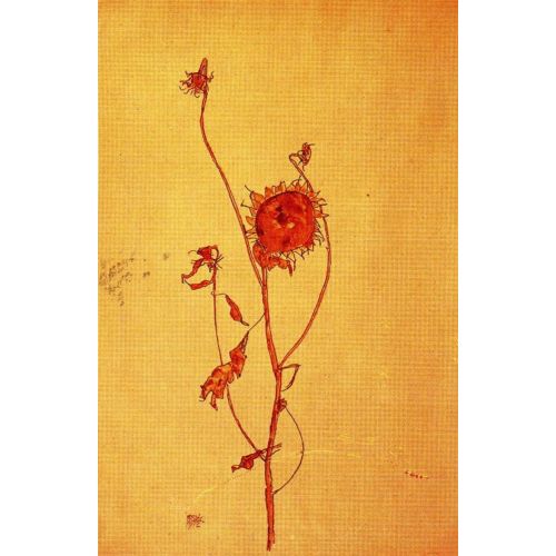 Egon Schiele, Dry Sunflower Expressionism Art Movements Egon Schiele, Dry Sunflower: Unravelling the Depths of an Art