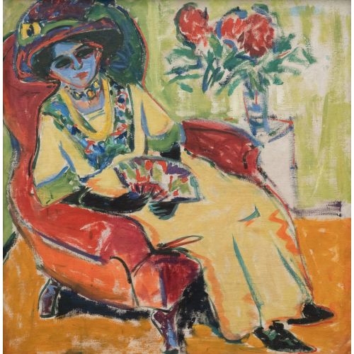 Ernst Ludwig Kirchner, Bildnis Dodo Ernst Ludwig Kirchner, Bildnis Dodo
