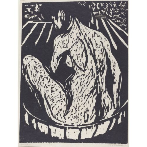 Ernst Ludwig Kirchner, Female Nude Ernst Ludwig Kirchner, Female Nude