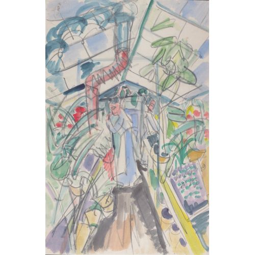 Ernst Ludwig Kirchner, In The Greenhouse