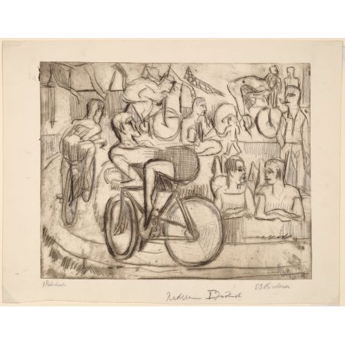 Ernst Ludwig Kirchner, Cycle Race