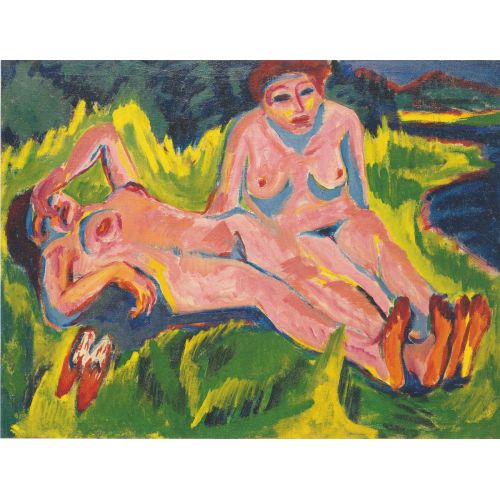 Ernst Ludwig Kirchner, Zwei Rosa Akte Am See