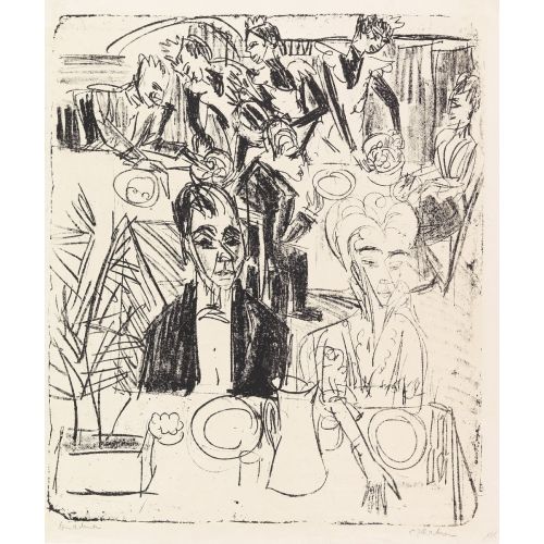 Ernst Ludwig Kirchner, Dinertafel Sanatorium