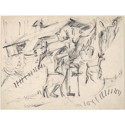 Ernst Ludwig Kirchner, Goatherd With Goats