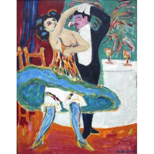 Ernst Ludwig Kirchner, Çeşitli Şov Dışavurumculuk Ernst Ludwig Kirchner, Çeşitli Şov Dışavurumculuk Sanat Akımları Kanvas Efektli Tablo, Resim Kağıdı Baskısı