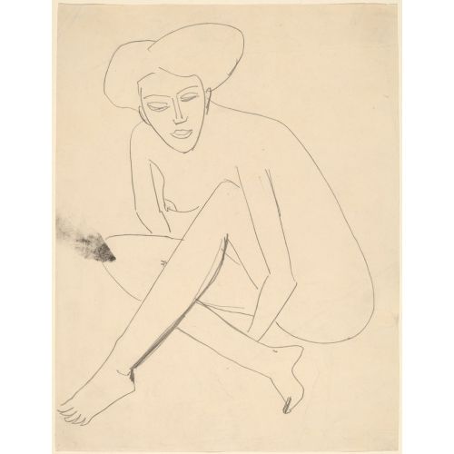 Ernst Ludwig Kirchner, Dodo Seated