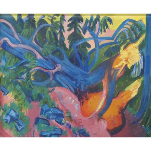 Ernst Ludwig Kirchner, Entwurzelter Baum Ernst Ludwig Kirchner, Entwurzelter Baum