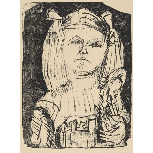Ernst Ludwig Kirchner, Young Girl With Doll