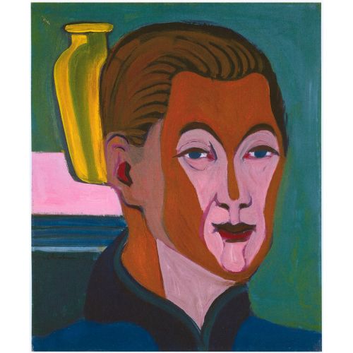 Ernst Ludwig Kirchner, Kopf Des Malers