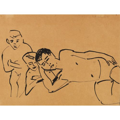 Ernst Ludwig Kirchner, Drei Personen Ernst Ludwig Kirchner, Drei Personen