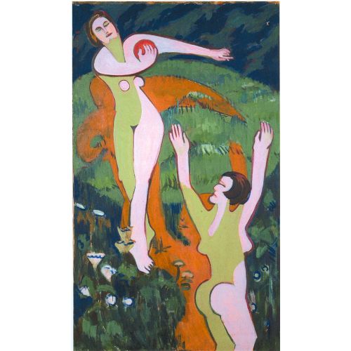 Ernst Ludwig Kirchner, Ballspielerinnen Ernst Ludwig Kirchner, Ballspielerinnen
