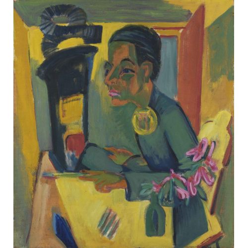 Ernst Ludwig Kirchner, Der Maler Selbstbildnis