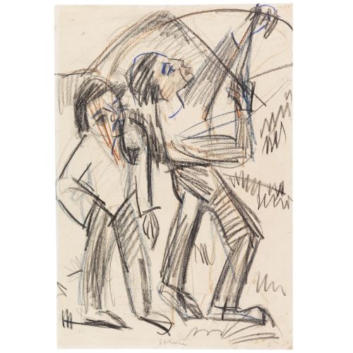 Ernst Ludwig Kirchner, Bogenschutze Ernst Ludwig Kirchner, Bogenschutze