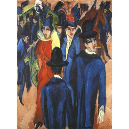 Ernst Ludwig Kirchner, Berlin Street Scene Ernst Ludwig Kirchner, Berlin Street Scene