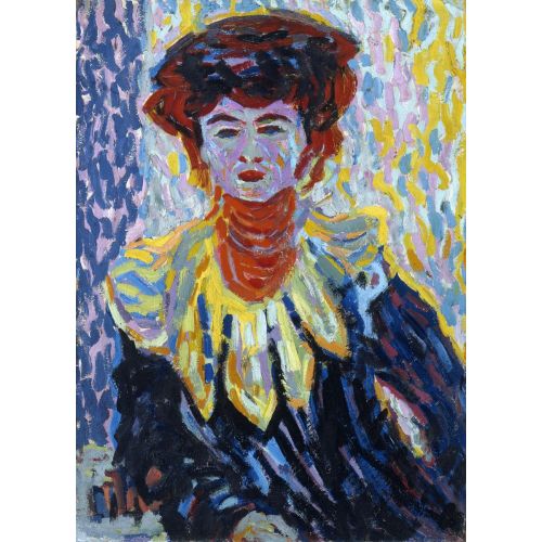 Ernst Ludwig Kirchner, Doris With Ruff Collar
