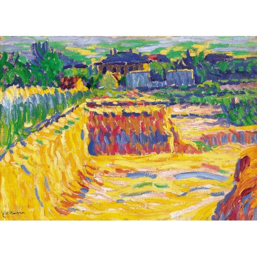 Ernst Ludwig Kirchner, The Loam Pit Expressionism Ernst Ludwig Kirchner, The Loam Pit Expressionism Art Movements Canvas, Drawing Paper Prints, Reproduction Oil Painting and High