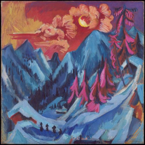 Ernst Ludwig Kirchner, Ay Işığında Kış Manzarası