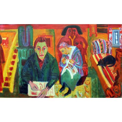 Ernst Ludwig Kirchner, Das Wohnzimmer