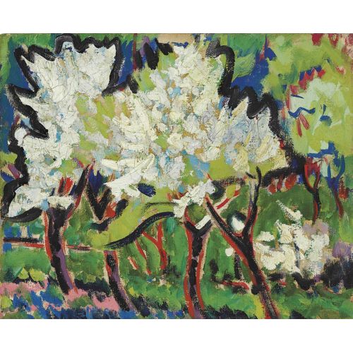 Ernst Ludwig Kirchner, Bluhende Baume Iv Ernst Ludwig Kirchner, Bluhende Baume Iv