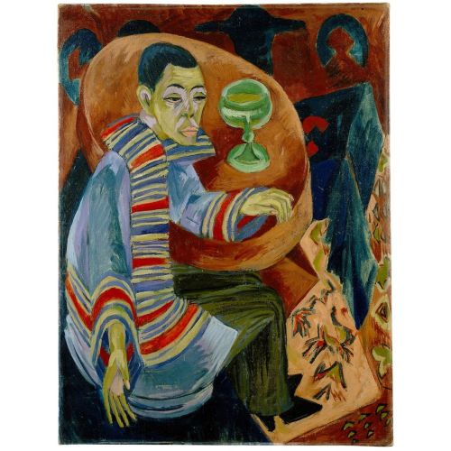 Ernst Ludwig Kirchner, Der Trinker Selbstbildnis