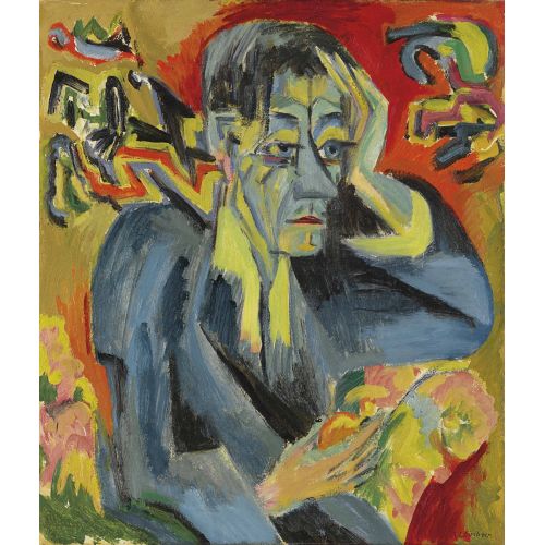 Ernst Ludwig Kirchner, Bildnis Des Dichters Frank Ernst Ludwig Kirchner, Bildnis Des Dichters Frank