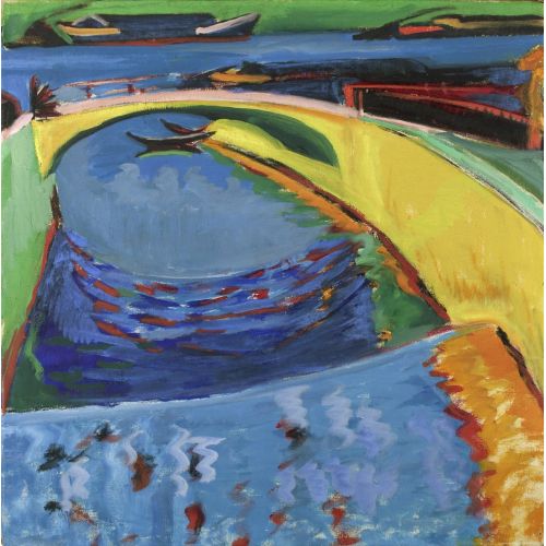 Ernst Ludwig Kirchner, Brucke An Der Priessnitzmundung Ernst Ludwig Kirchner, Brucke An Der Priessnitzmundung