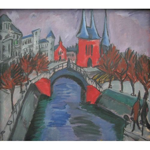 Ernst Ludwig Kirchner, Elisabethufer Ernst Ludwig Kirchner, Elisabethufer