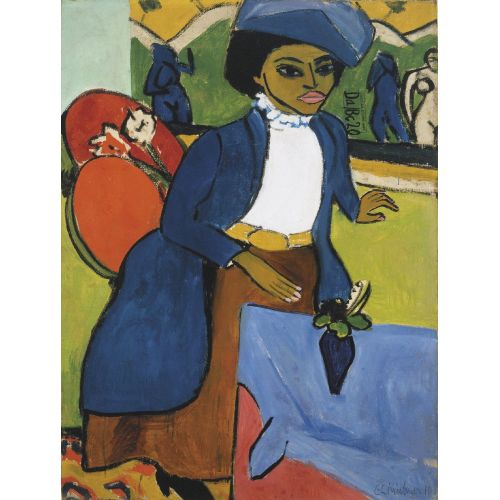 Ernst Ludwig Kirchner, Frauenbildnis Ernst Ludwig Kirchner, Frauenbildnis