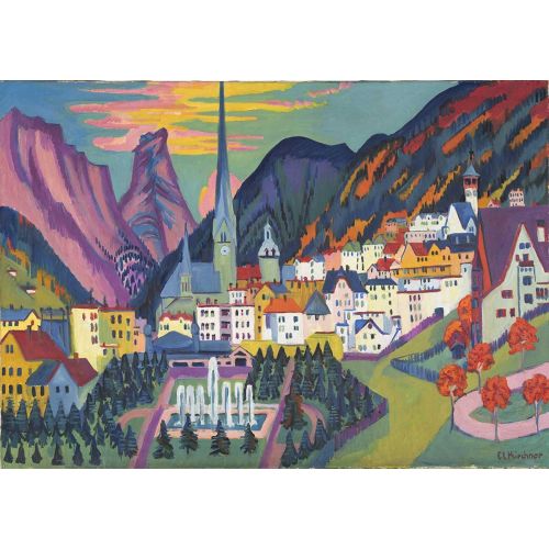 Ernst Ludwig Kirchner, Davos In Summer