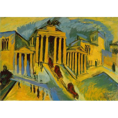 Ernst Ludwig Kirchner, Brandenburger Tor Ernst Ludwig Kirchner, Brandenburger Tor