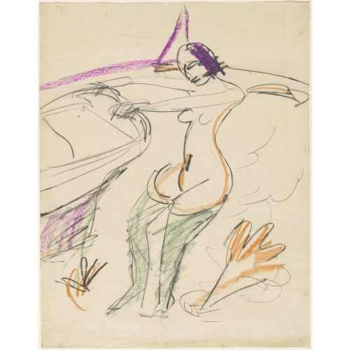Ernst Ludwig Kirchner, Bather Ernst Ludwig Kirchner, Bather