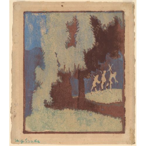 Ernst Ludwig Kirchner, Ay Işığında Kestane Ağaçları