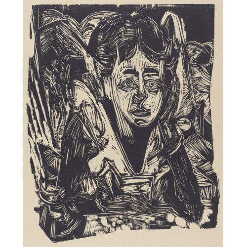 Ernst Ludwig Kirchner, Girl Dreaming