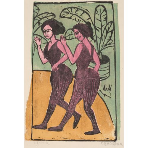 Ernst Ludwig Kirchner, English Step Dancers Ernst Ludwig Kirchner, English Step Dancers