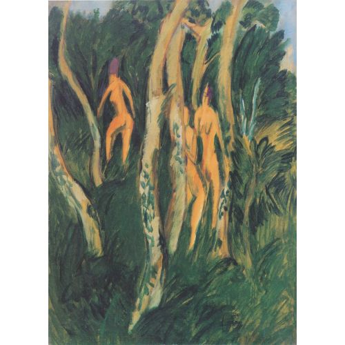 Ernst Ludwig Kirchner, Ağaçların Altında Üç Çıplak