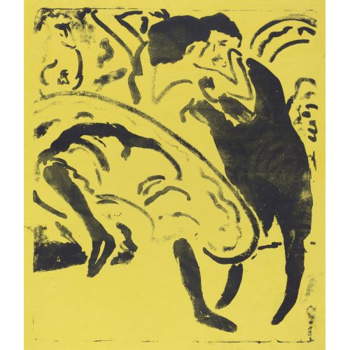 Ernst Ludwig Kirchner, Dancing Couple
