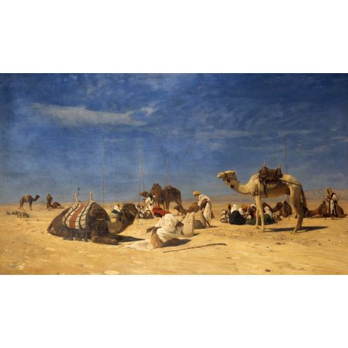 Eugen Bracht, Çölde Dinlenme Eugen Bracht, Çölde Dinlenme