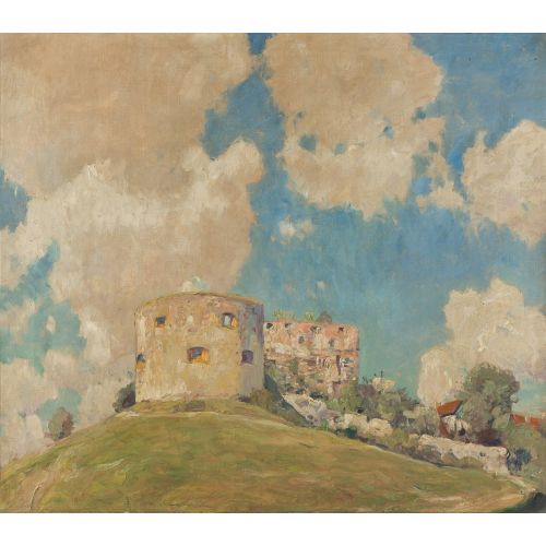 Eugen Bracht, Hellenstein Castle Near Heidenheim Ad Brenz