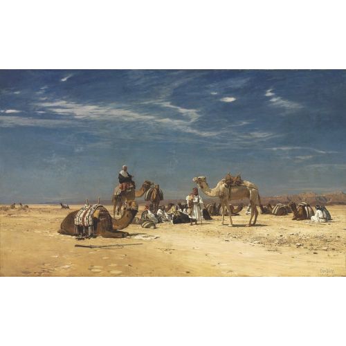 Eugen Bracht, Arabada Dinlenme Eugen Bracht, Arabada Dinlenme