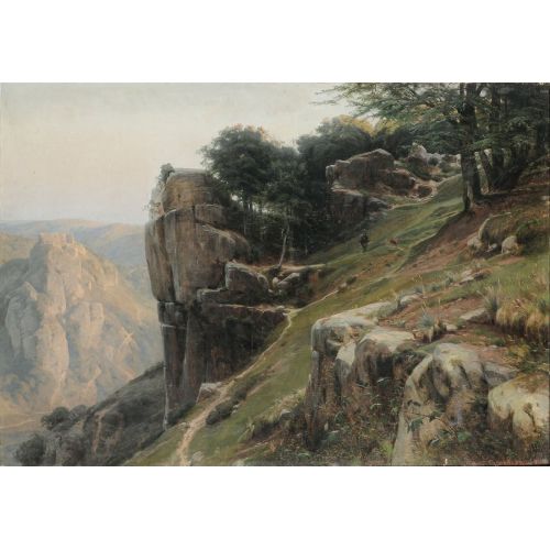Eugen Bracht, Dağ Manzarası Eugen Bracht, Dağ Manzarası