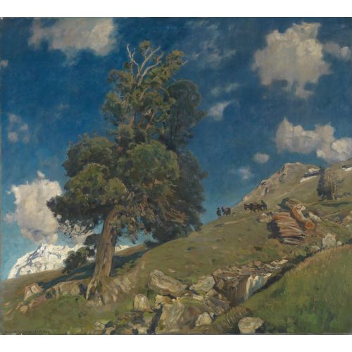 Eugen Bracht, Monte Rosa And Arven