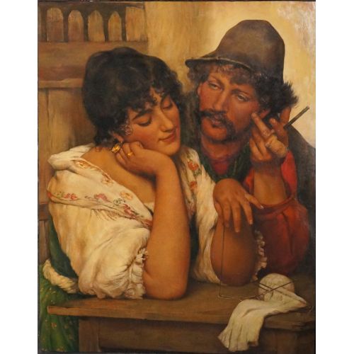 Eugene De Blaas, Zorluklar Zor Konuşma Eugene De Blaas, Zorluklar Zor Konuşma