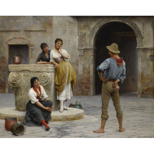 Eugene De Blaas, Flört Eugene De Blaas, Flört
