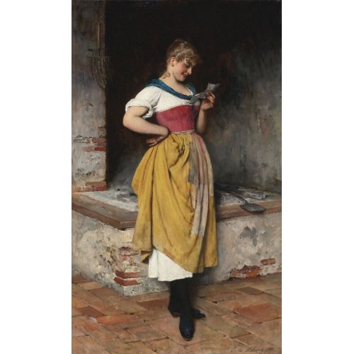 Eugene De Blaas, İyi Haberler Eugene De Blaas, İyi Haberler