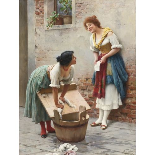Eugene De Blaas, Haberleri Paylaşmak Eugene De Blaas, Haberleri Paylaşmak
