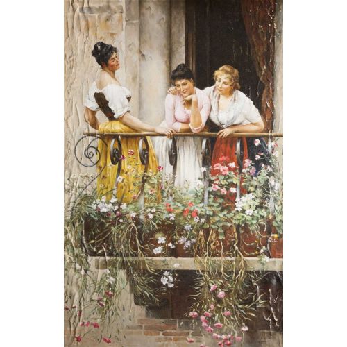 Eugene De Blaas, Balkon Eugene De Blaas, Balkon