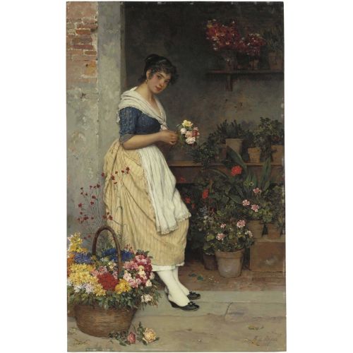 Eugene De Blaas, En Güzel Gül Eugene De Blaas, En Güzel Gül