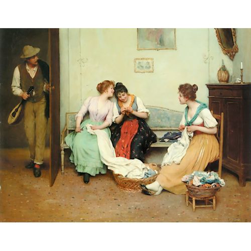 Eugene De Blaas, Dost Dedikoduları Eugene De Blaas, Dost Dedikoduları