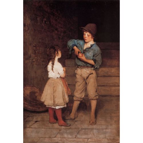 Eugene De Blaas, İki Çocuk Eugene De Blaas, İki Çocuk